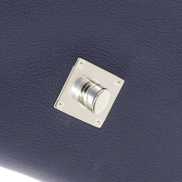 Louis Vuitton LockMe 2 BB Diagonal Hanging Turn Lock Navy Leather - Picture 7 of 7